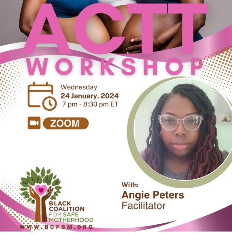 Our ACTT Workshops are a safe space to practice advocating for yourself and others. Role play the common conflicts and disagreements in maternity and medical situations. Join us in the 4th Wednesday ACTT Workshop register here lnkd.in/eW7kdEUb