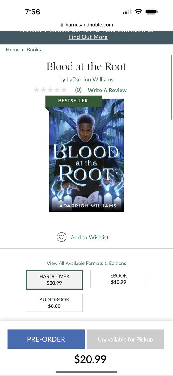 ItsLaDarrion's tweet photo. Oh bihhhhh we a bestseller on Barnes and Noble.

The Blackgical revolution has begun. https://t.co/KvpFc0xjHS