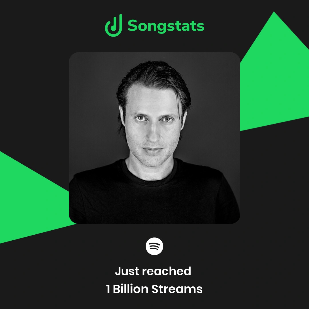 Check this out!I just hit 1 Billion streams on @Spotify Thanks for all the support! @SongstatsApp @SirupMusic