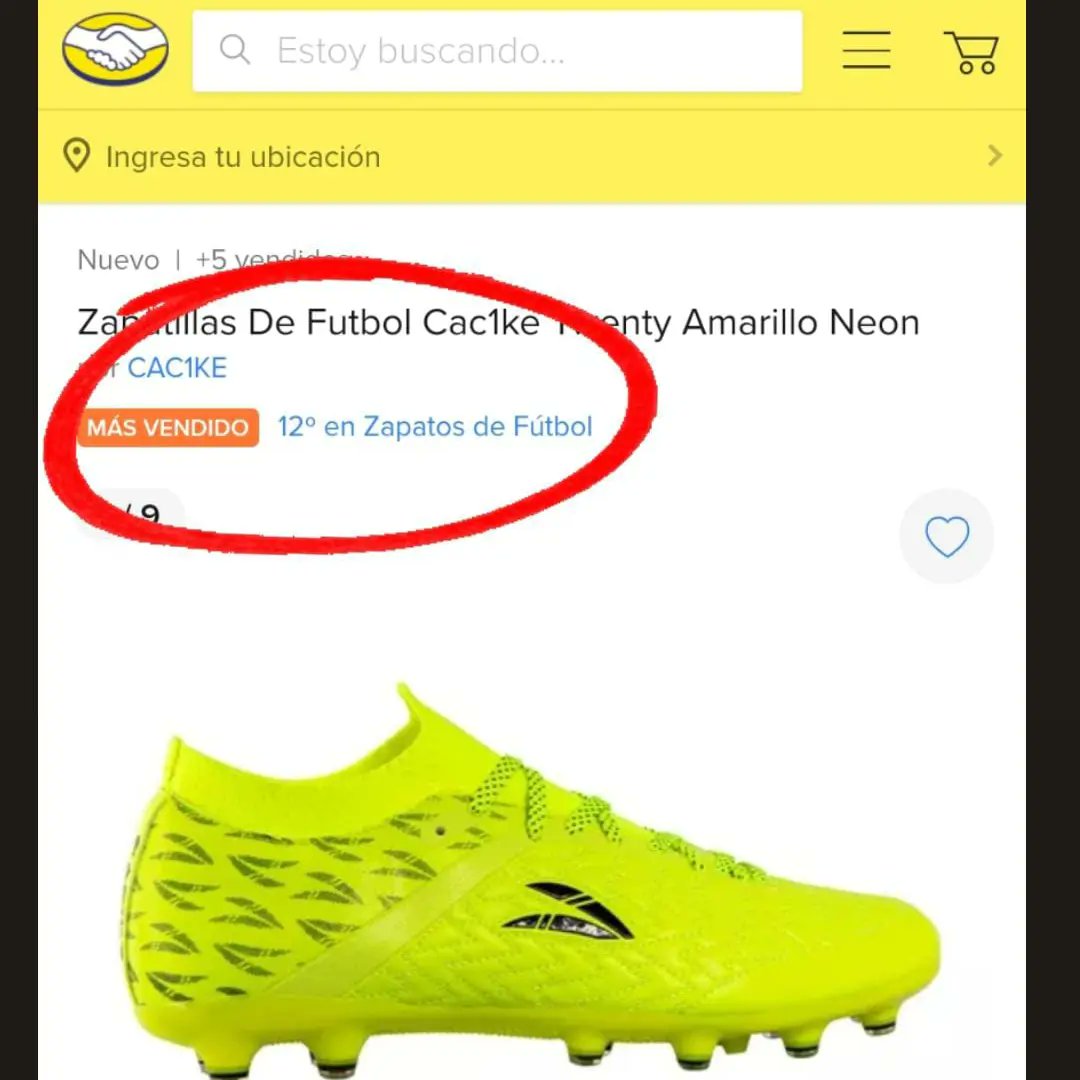 CAC1KEOFICIAL's tweet photo. Al igual que Spotify en la música, en #MercadoLibre este modelo es nuestro producto más vendido y está en el puesto N°12 de ventas en todo Chile 🚀🚀🚀 #InMyPrimeCac1ke
#Futbol #Pasion #Revolución #DejaTuMarca #Cac1keLaMarca #Cac1ke #C1K https://t.co/iumjz8HJSf