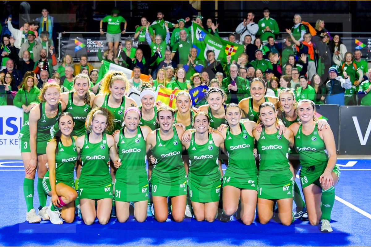 SoftCoGroup's tweet photo. Great performance from @IreWomenHockey Team, just wasn’t to be 🥹 they should be as proud of their performances in the tournament as we are to be their sponsors ☘️ Congratulations to @TeamGB and good luck in #Paris2024 #teamsoftco #proudsponsors https://t.co/XqTJTlxmXp