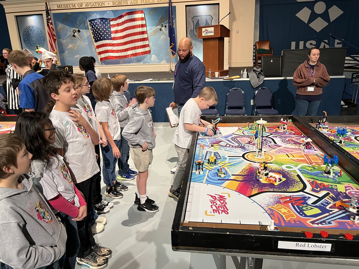 SeitzHalie's tweet photo. Techno Tigers are off to a great start this morning at the Super Regional FLL Robotics tournament! 🤖🐯
@Hubbard_Elem https://t.co/i2N01surlA