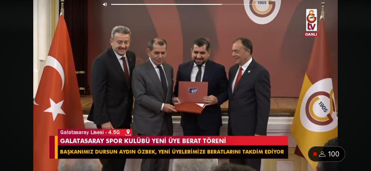 Bugün hayatımın en önemli anlarından birini yaşadım. <a href="/GalatasaraySK/">Galatasaray SK</a> üyelik beratımı, başkanımız sayın Dursun Aydın Özbek’in elinden teslim aldım.Emeği geçen değerli arkadaşım Galatasaray sportif A.Ş Yönetim kurulu üyesi <a href="/marufgunes1905/">Maruf Gunes</a> ve <a href="/ibrahimhatip/">Ibrahim Hatipoglu</a> ‘na sonsuz teşekkürler.