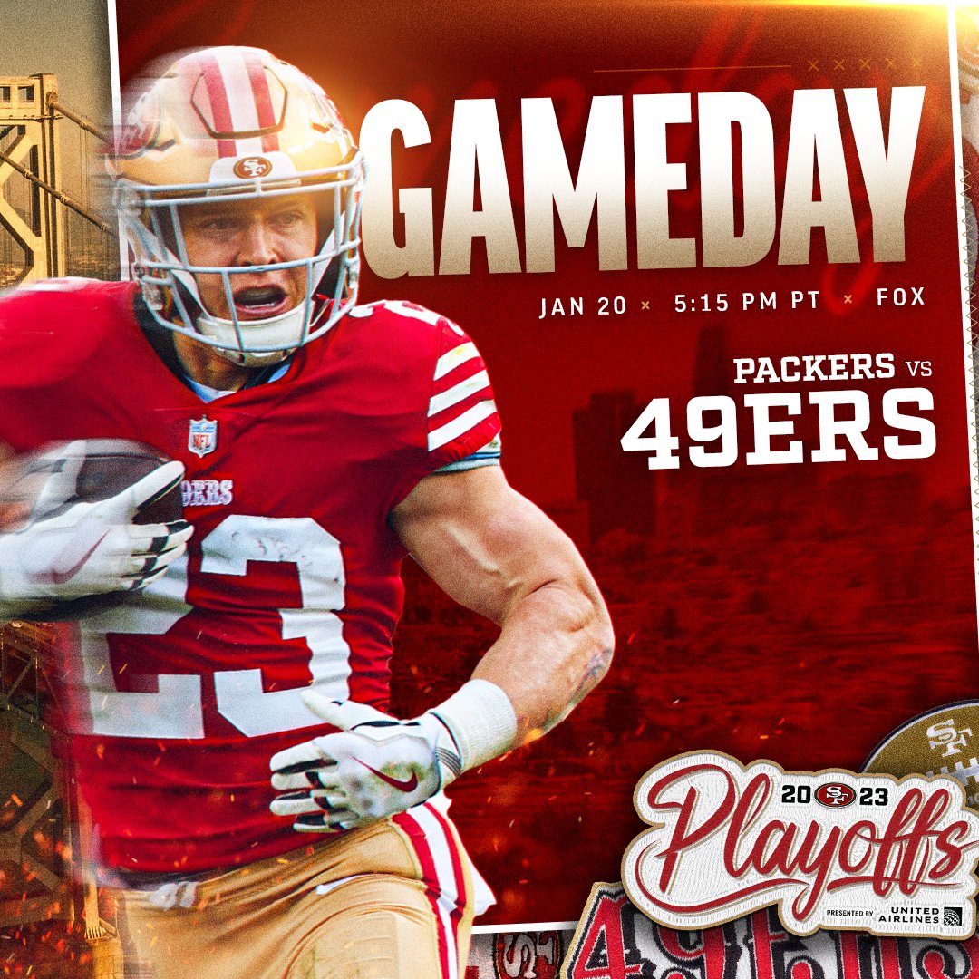 Playoff gameday in The Bay. #GBvsSF