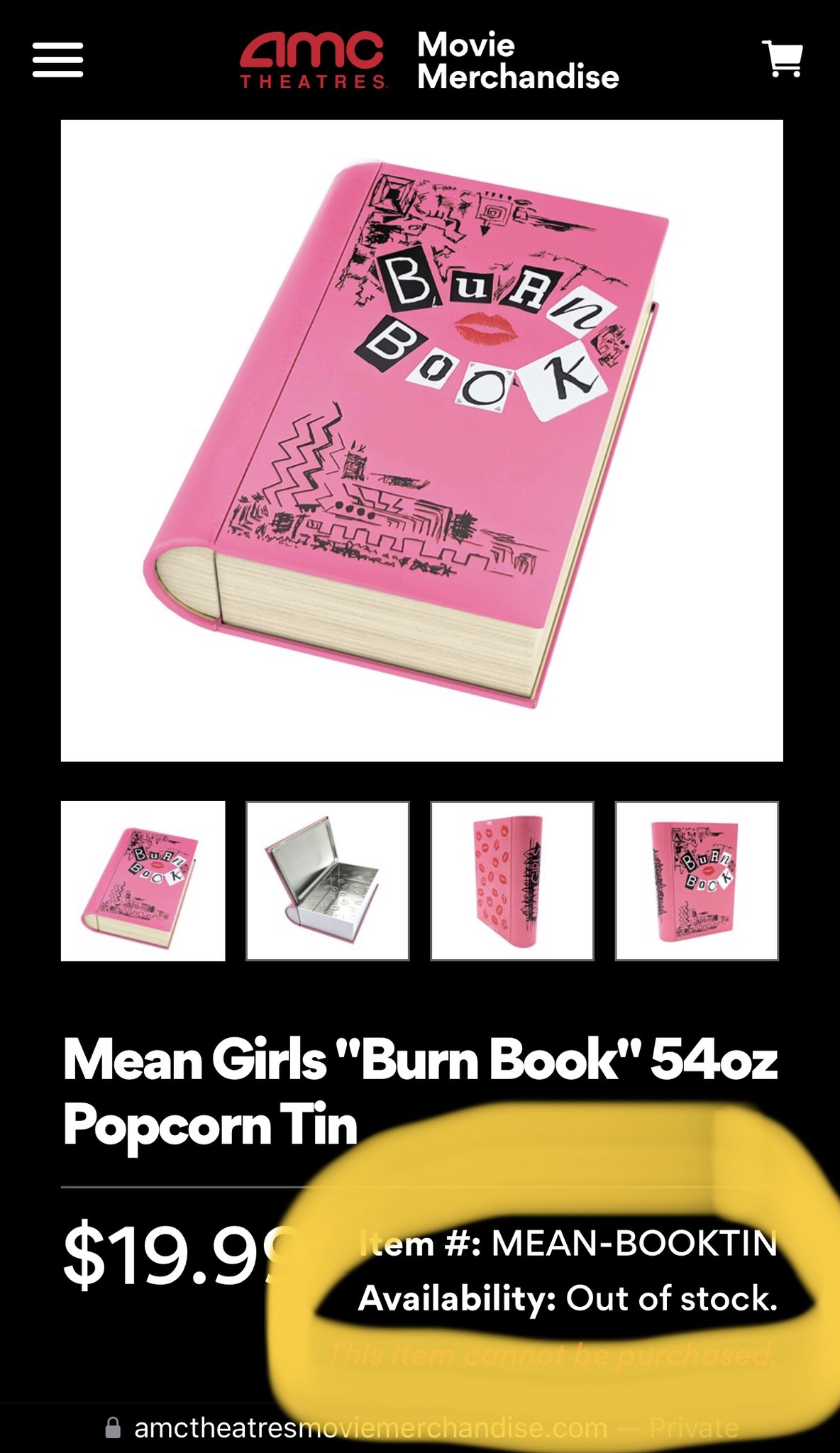 Mean Girls Burn Book Reversible Fleece Blanket