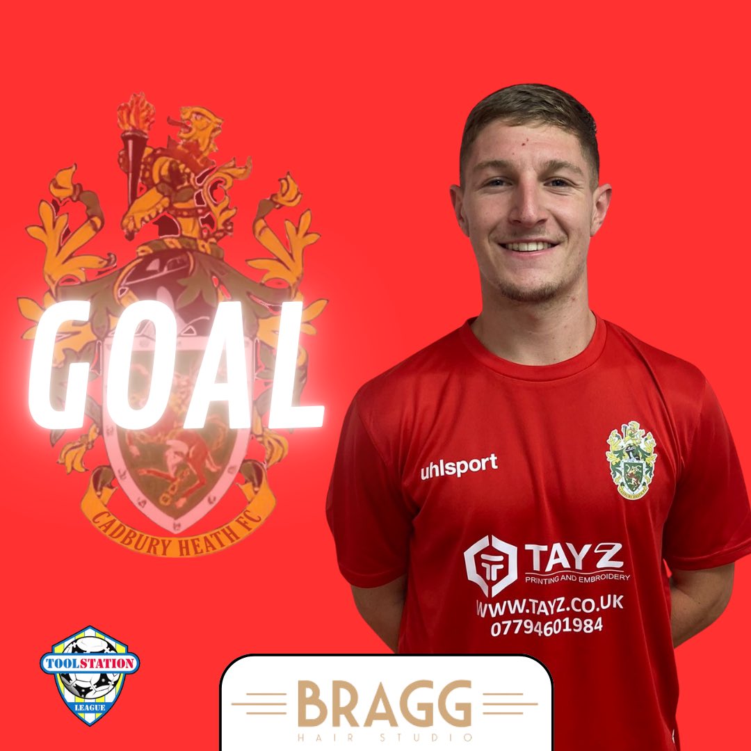 CadburyHeathFC's tweet photo. ⏰ 72' | ⚫️🟡 0-3 🔴⚪️

GGOOAALL - D. Winstone

Captain Marvel steps up &amp; delivers as D. Winstone hits a 🚀 from 30 yds which sails past the @KeynshamTownFC GK into the bottom right hand corner.

#UpTheHeath🔴⚪️ #BristolFootball | @westcountryfb @swsportsnews https://t.co/35br65UJMx