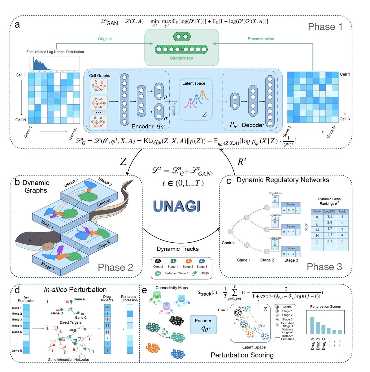 1/n Finally out as Preprint: UNAGI, a deep generative neural network tailored to analyze time-series single-cell data, capture cellular dynamics underlying disease progression, enhance drug discovery. Kudos Drs. Ding, Zheng & team!! #CurePF4All doi.org/10.21203/rs.3.…