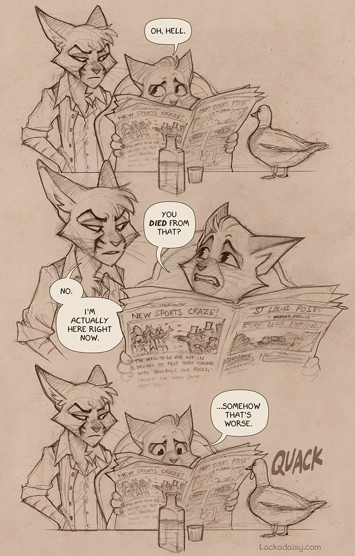 Lackadaisy Tracy tweet media