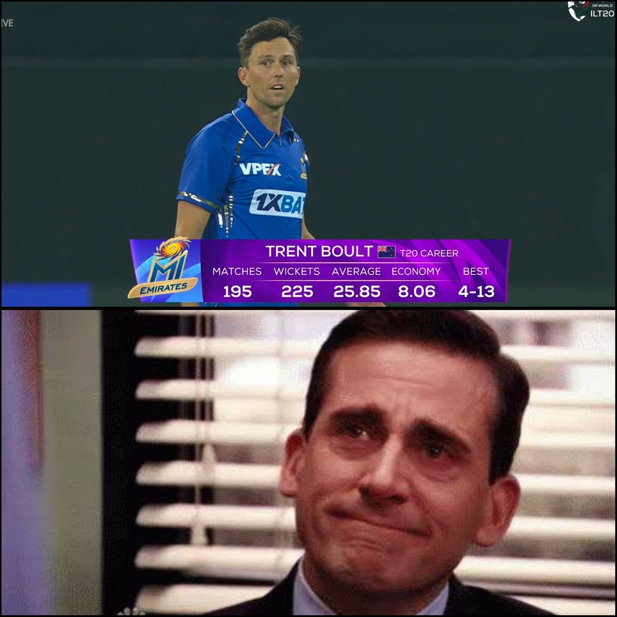 Boult in MI Jersey 🥹💙

#MIEmirates