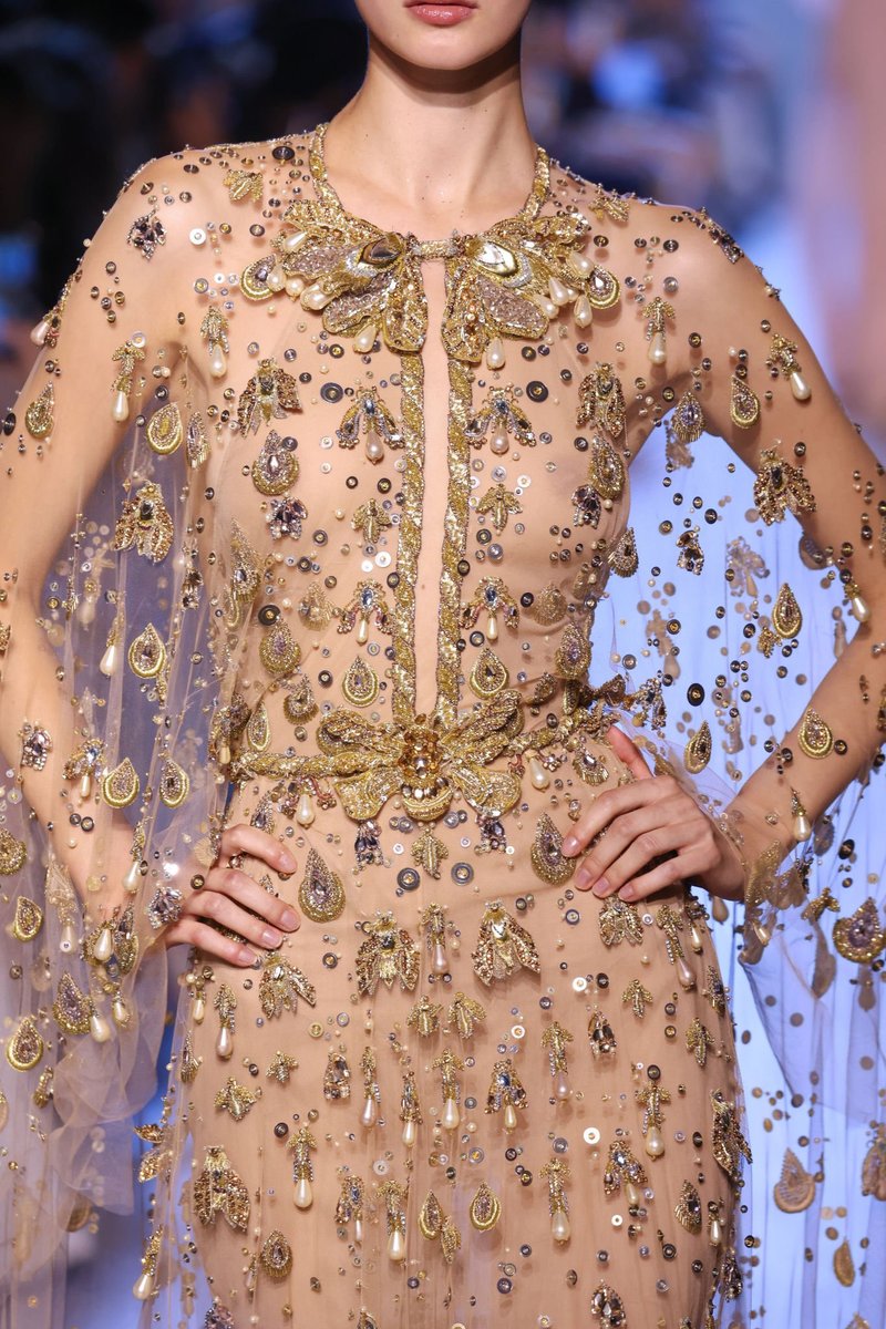 FashionweekNYC's tweet photo. Exquisite Details from Elie Saab Couture Fall 2023 😍😍😍 https://t.co/4Xy97B8gdk