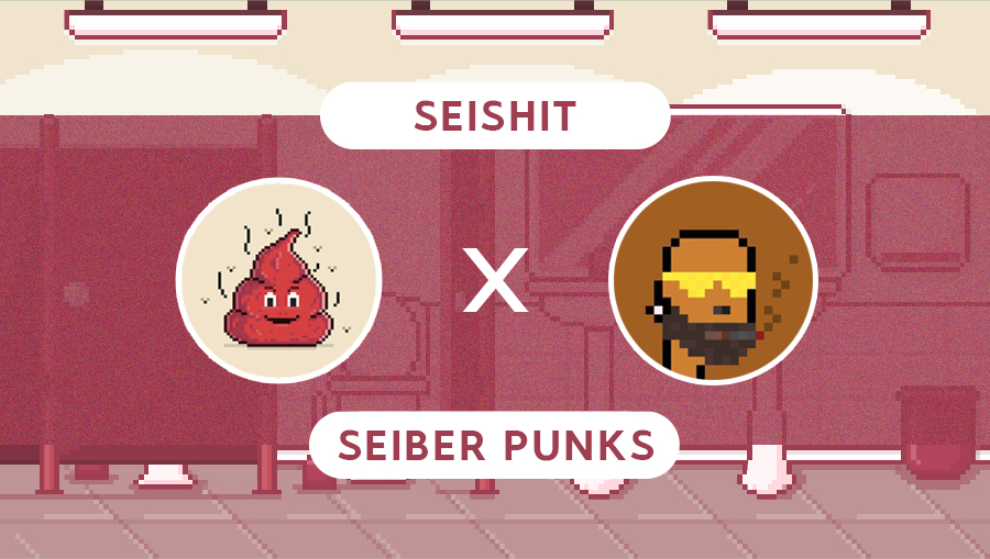Seiber_Punks's tweet photo. Exciting News! 🚀

 @SeiShitNFT and @Seiber_Punks
 are coming together for a remarkable collaboration. 

📷 All delisted Sei Punks are getting a special treat 📷 

 #SEI #SeiNFTs https://t.co/vv15Mo0FH2