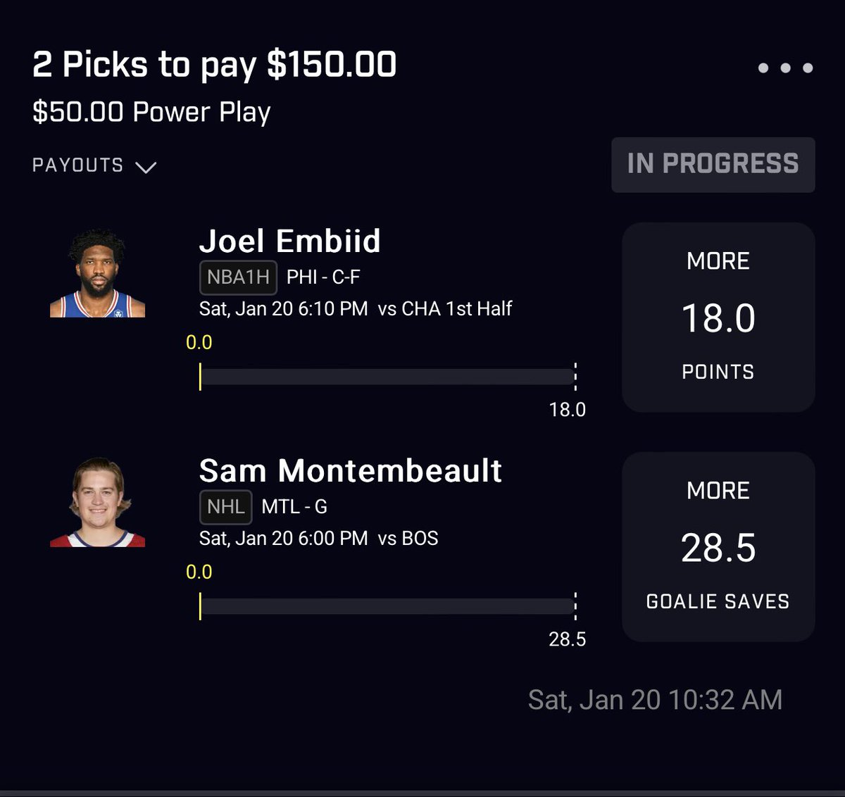 2EazyPicks's tweet photo. ☢️POTD SLIP☢️
Can we go 3 days in a row!!!
Repost and blow this slip up!!!!
Like if tailing let’s ride 🎢

#POTD #2man #playerprobs #sportsbettingpicks https://t.co/Yd3A2C5xDU