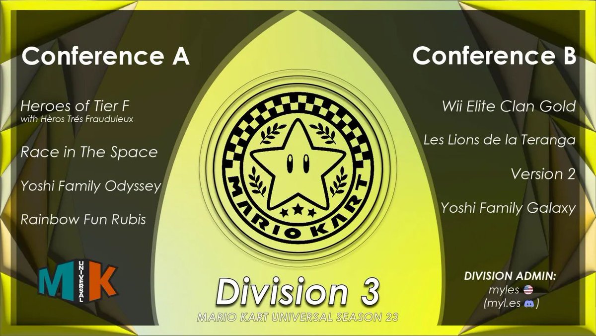 TeamRainbowFun's tweet image. Salut tout le monde !

On se retrouve pour la MKU S23 avec nos deux rosters composés de quelques nouvelles têtes !
La Rubis et la Saphir évolueront respectivement en D3 et D8 cette saison.

Rendez-vous demain dès 20h !

Bonne chance à tous !