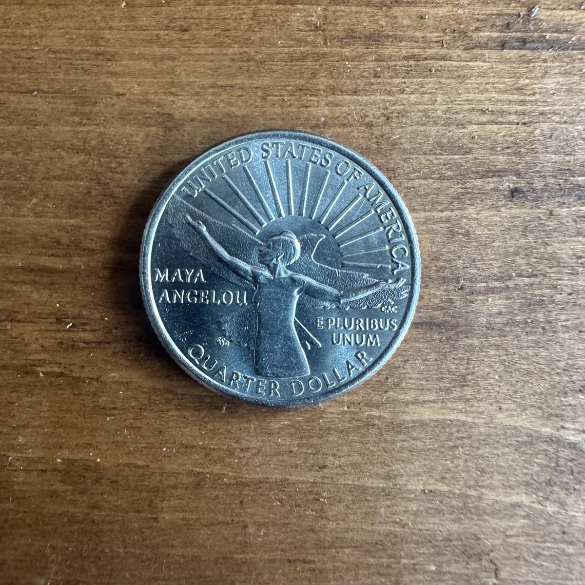 emilem124's tweet photo. Quickly glanced down at my quarter and thought @mPinoe was on the back 🤍 https://t.co/x9TlIILSbh