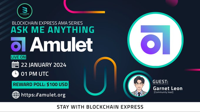 ama_tracker's tweet photo. 📢@Blockchain_Ep and @AmuletProtocol will hold AMA session!
#Blockchain_Ep is smarter all-in-one Marketing Platform built for growing blockchain projects.
#AmuletProtocol is Web3 platform combining investment and insurance.
⏰Jan 22, 1 PM UTC
📌https://t.co/Q2QXwl1c7h
#AmaTracker