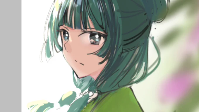 wip可愛くかけた気がする… 