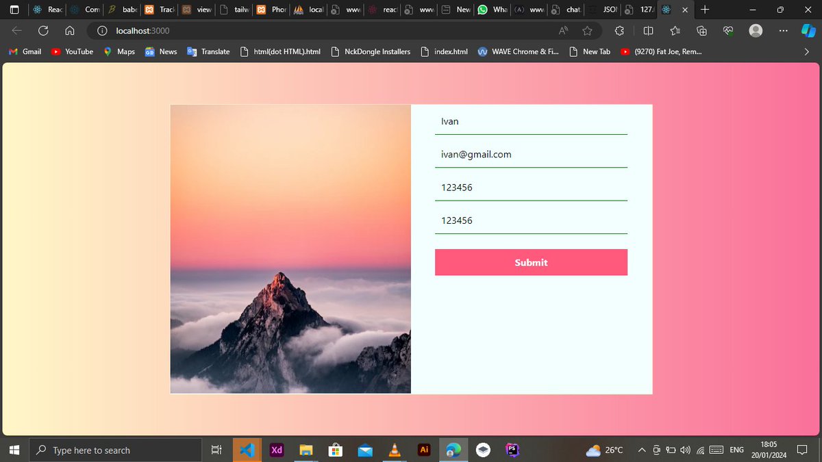 Ivan_webdev's tweet image. Form validation using useState hook in react.
#100daysofcoding