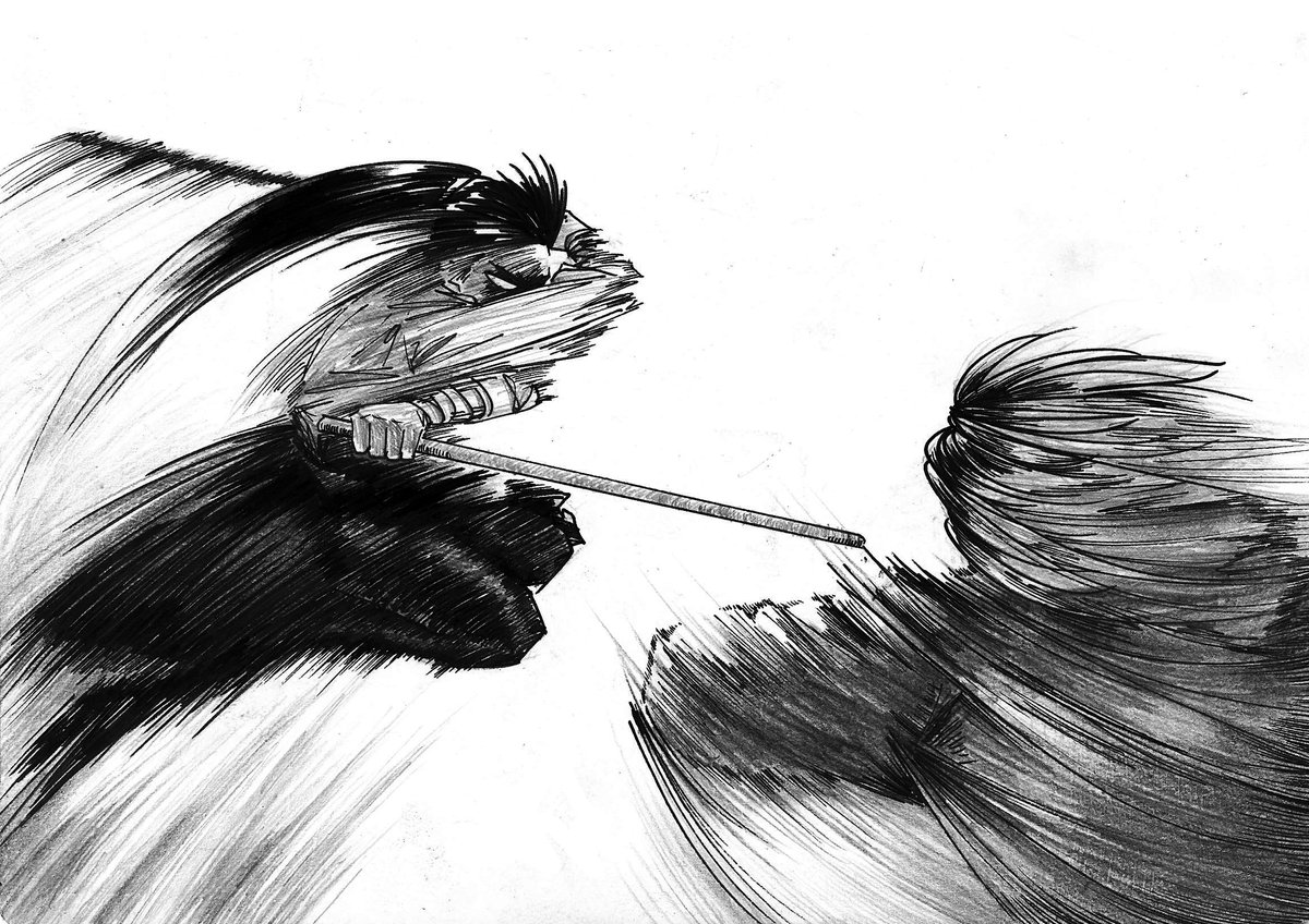 VayadhammaComic's tweet image. one spread page scene in Phohsing High School.
#originalcharacters #manga #comics #fighting #heroine #blackandwhite #Pencildrawing