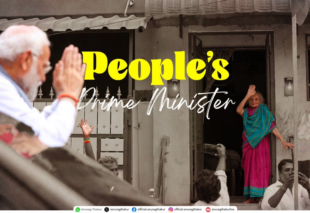 ianuragthakur's tweet photo. People’s Prime Minister Shri @narendramodi Ji… https://t.co/55ZXDJLbJc