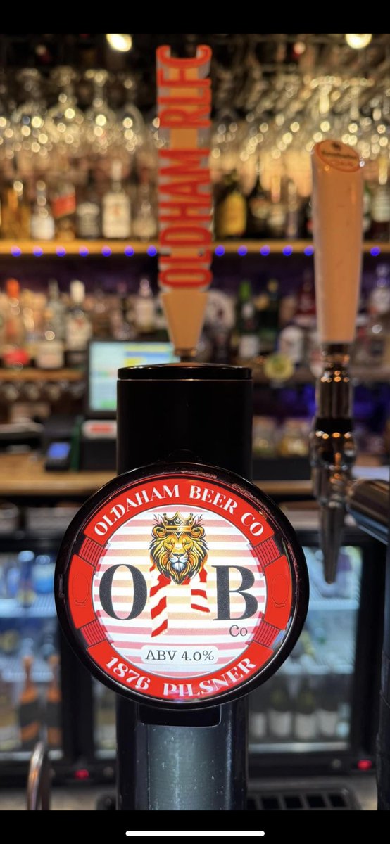 Anthonyoafcpark's tweet photo. @TheMellorGeek @oafc_prozac So is the Oldham rugby lager https://t.co/eiLSVNxg5u