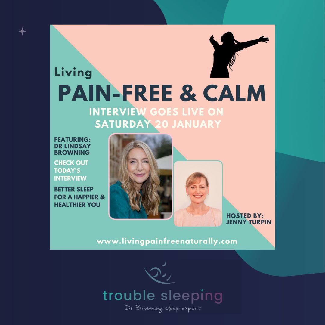 My session is live today! If you’ve already signed up for the free summit you should have access. Also, if you attend my talk you will get sent my free Top Sleep Tips!
If you haven’t signed up already you can do so here summit.livingpainfreenaturally.com/Dr-Lindsay... to listen to my session and more