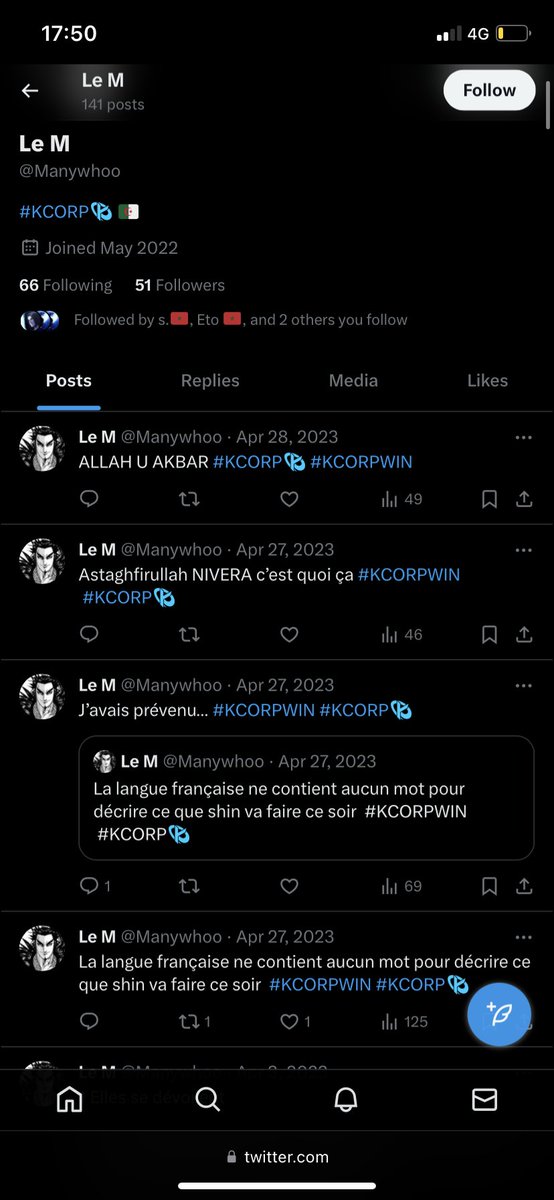 Manywhoo2's tweet photo. @zuhtra C’est mon 1re compte j’ai perdu le mdp

Ya pas de RP poto 

Maintenant m’oblige pas à t’insulter https://t.co/rSPqQI0Z72