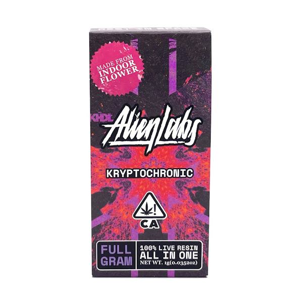 ALIEN LABS: KRYPTOCHRONIC 1G LIVE RESIN DISPOSABLE - #1 V... bit.ly/3U4gsBW