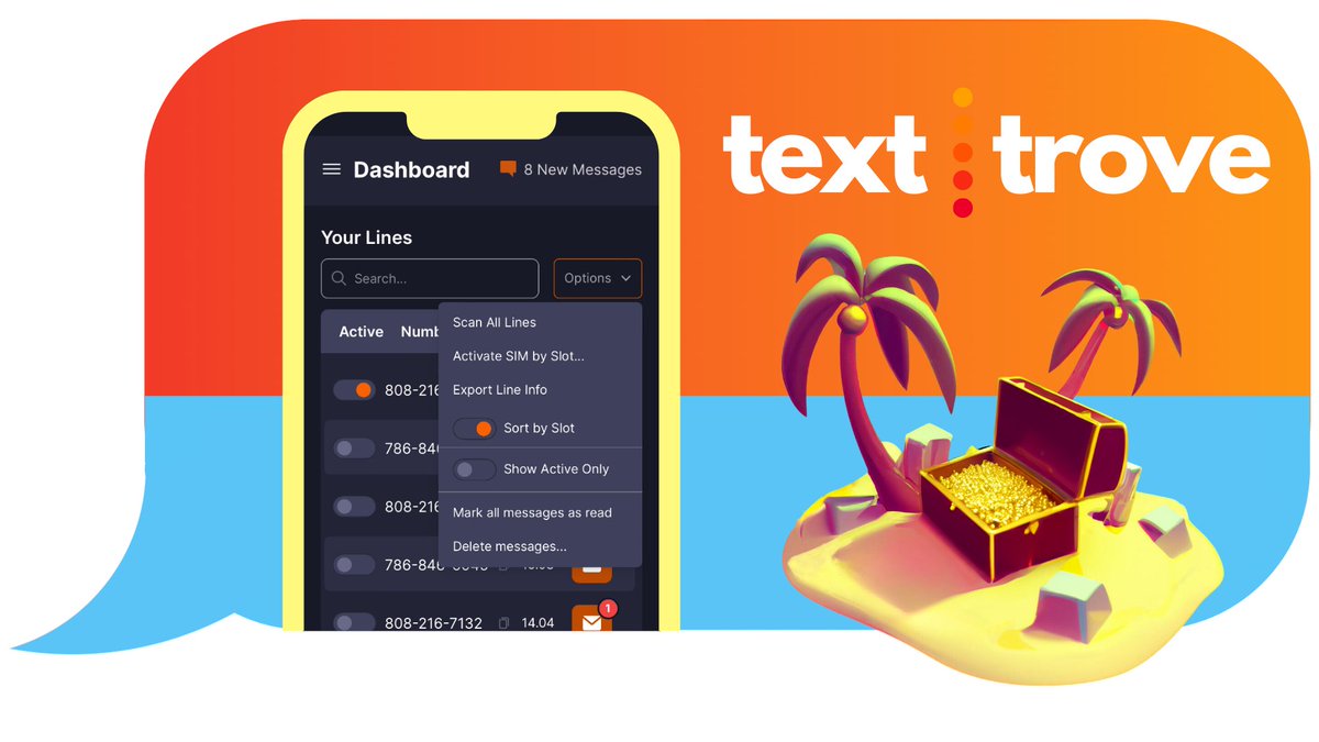 TextTrove's tweet photo. Exciting news for our users! 📱 Now you can access our user-friendly dashboard on your mobile device. Experience a new level of ease and convenience when managing your phone numbers.  #MobileDashboard #PhoneNumberManagement #Discord https://t.co/x1HRvfOJiO