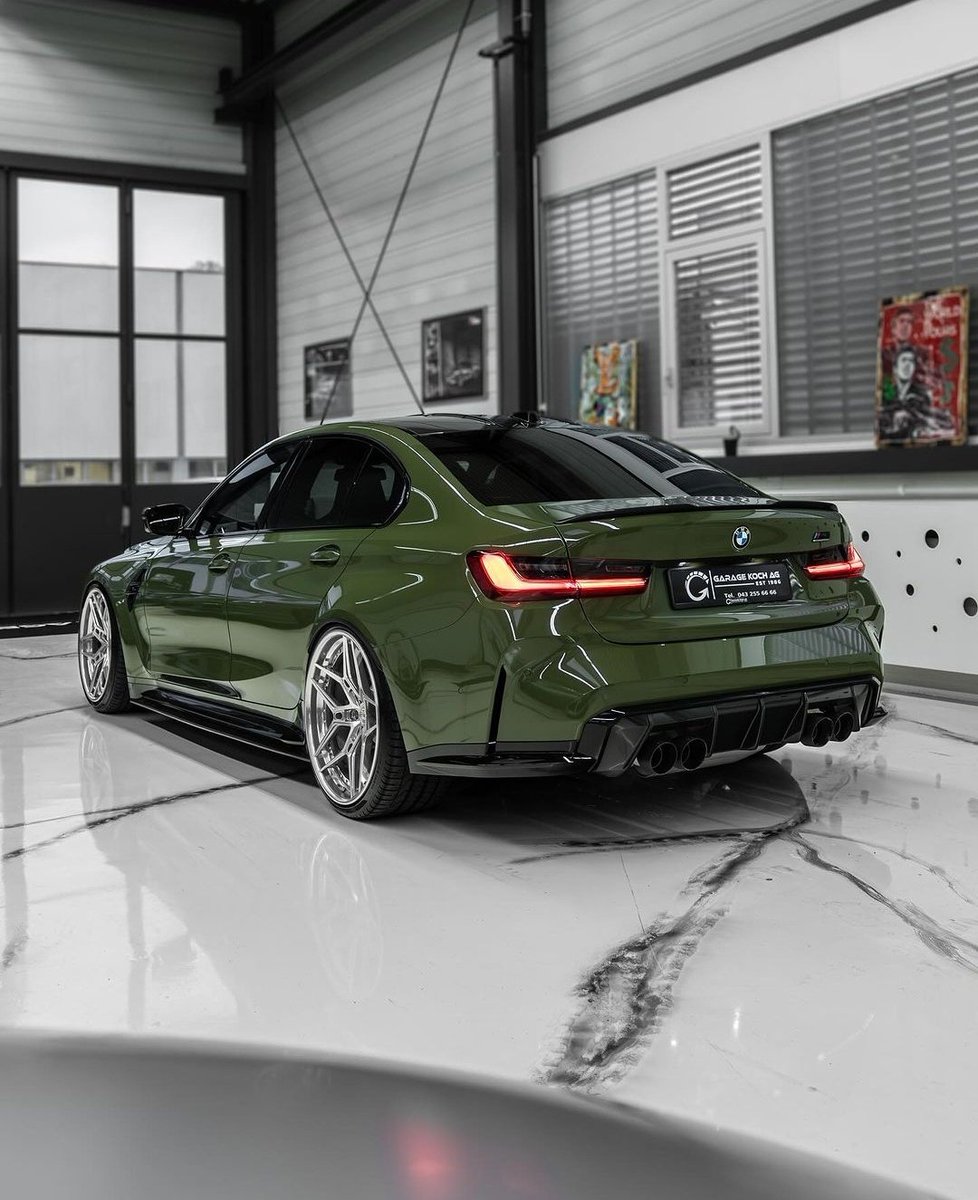 WorldWideCarsTM's tweet photo. Urban Green BMW G80 M3 😮‍💨 https://t.co/2DDOrbFTSu