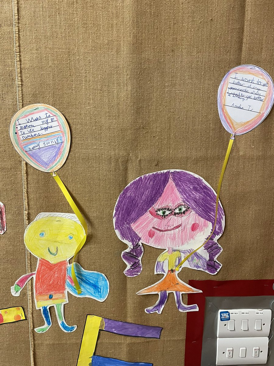 Class2elves's tweet photo. Our Superhero Perseverance display linking to our termly core value. We designed our own Superheroes then decided our super goals for the year.🦸🏼‍♀️🦸🏽 #elvingtonpshe https://t.co/BQbry4m2XS