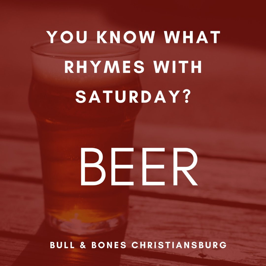 BullnBonesCBurg's tweet photo. Come on down 🍺😜 https://t.co/MaBXsnzU5z