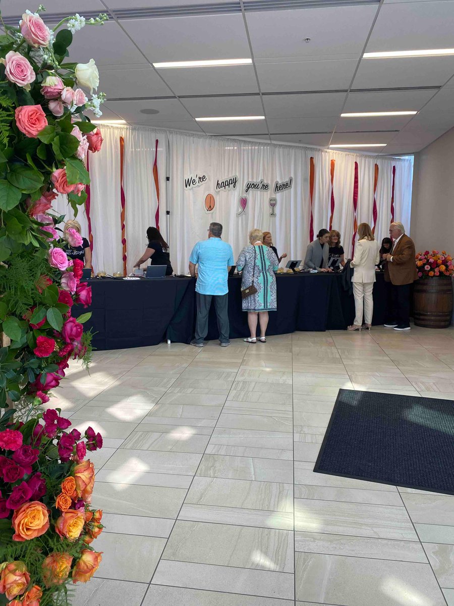 swflwinefest's tweet photo. Check in has began!! We are so excited for the Wine &amp; Food Festival to begin! #WineFest24 #givingisgroovy https://t.co/sLOJGAyxCp
