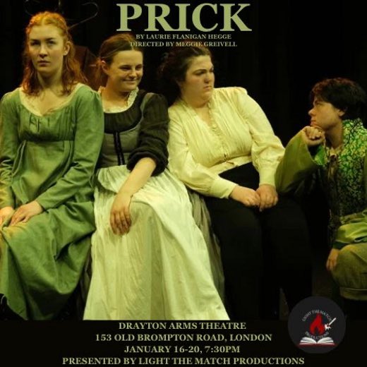 #Prick @light_thematch @draytonarmsSW5. Fusing Scottish history, performance, music, singing, puppetry, activism and education. Powerful writing melded with a strong ensemble performance. I was riveted throughout. Everything theatre should be - and more! #Witch #WitchTrials