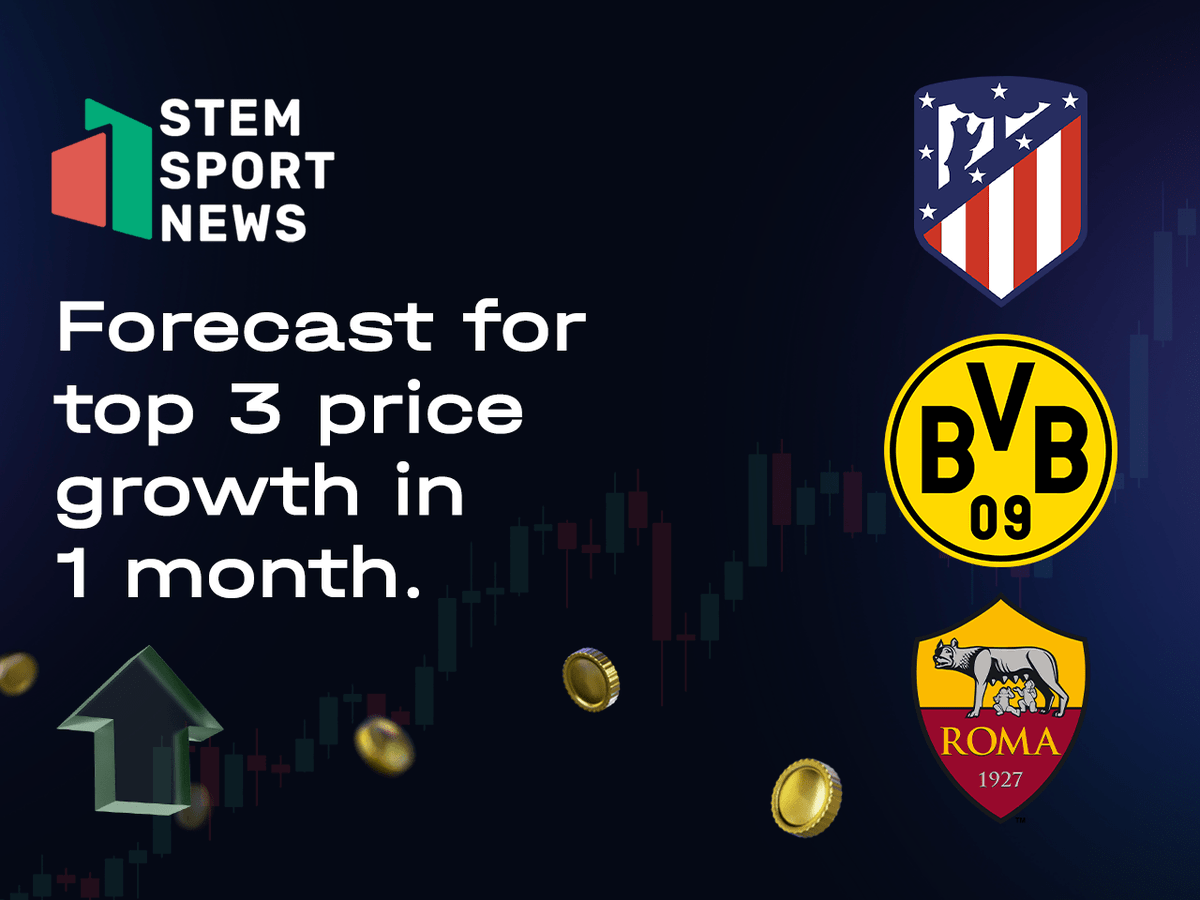 ⚽️We share with you our predictions of the most promising assets for the next month. 
🔝Top 3 teams from which we expect success by the end of winter.

Article at link:
exchange.stemx.pro/news/top-3-kom… 

#BorussiaDortmund #ASRoma #AtleticoMadrid 
#soccer #socceranalytics