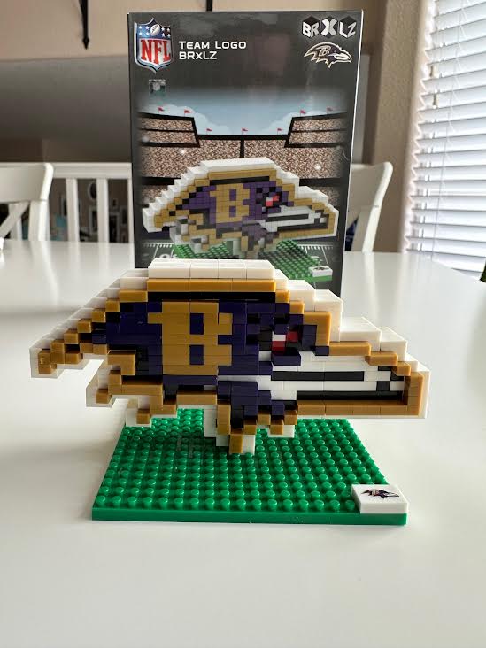 BrxlzFreak's tweet photo. Got this @Ravens #BRXLZ logo done just in time for today's #playoffs game. @nfl @focousa #teamfoco #RavensNation #Ravens #build https://t.co/tifNnEMI8i