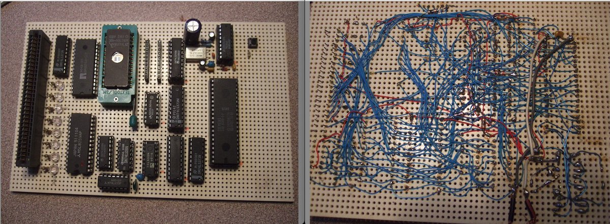 ferrocell's tweet photo. @nytanium @RueNahcMohr My first PC. learning segmented addressing back in the late 80's. That was a lot of soldering folks. https://t.co/RpvWrOxXi9