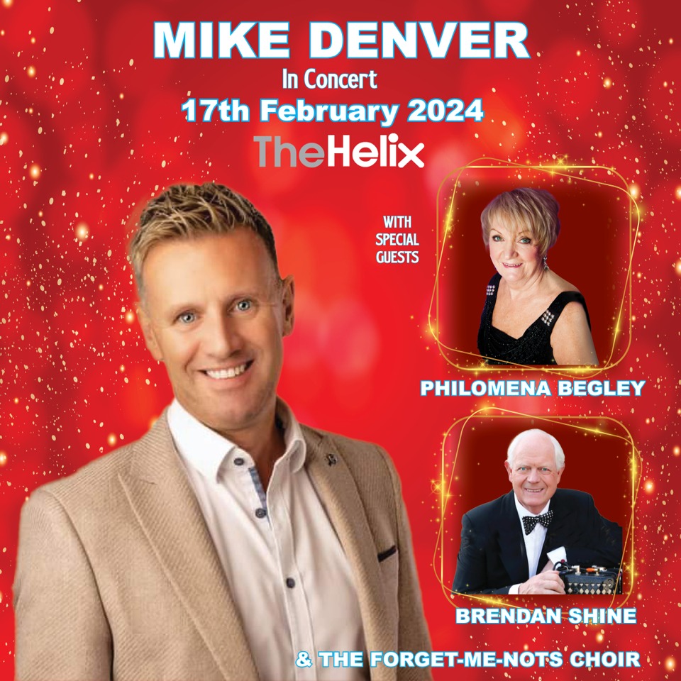 Hugely excited to be singing with <a href="/MikedenverMike/">Mike Denver Music</a> and Friends - Philiomena Begley and Brendan Shine - <a href="/TheHelixDublin/">The Helix</a> on Saturday 17th February at 8pm! Always a fantastic night for everyone!