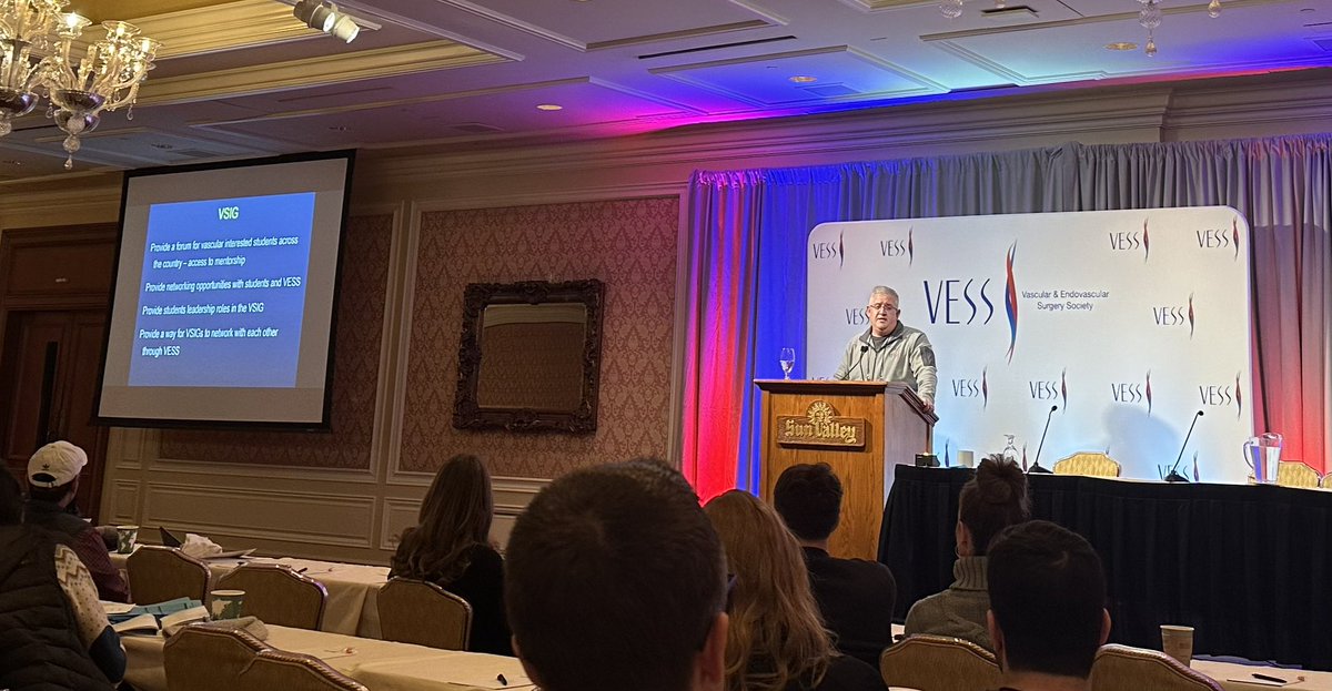 doctormaxw's tweet photo. Mark Conrad MD giving a Presidential shout-out to the @VessVsig ๐ฅ #VESS24 Thank you VESS VSIG executive council, VSIG members and participants for everything you do! https://t.co/g1j8fRl3Tc