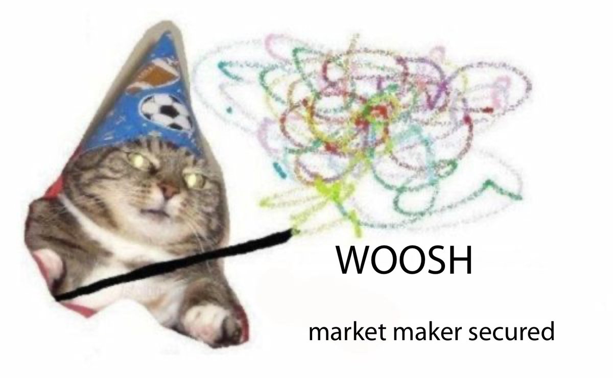 wooshsol's tweet photo. $woosh Market Maker secured 🪄 https://t.co/dfsq069TLn