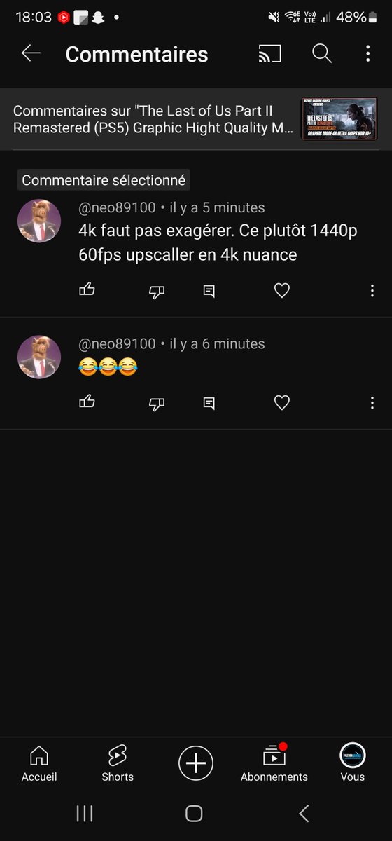 UltimaGamingFr's tweet photo. #UltimaGamingFrance #PS5
Faut vraiment arrêter de commenter inutilement ça vous plait pas aller ailleurs faut vraiment arrêter de degueuler comme ça
Apprenez a lire a observer avant de parler !!!
#ApprendreAlireCorectement
#CommentaireInutile #Generation2024APerte!! https://t.co/8zO2lgMV5q