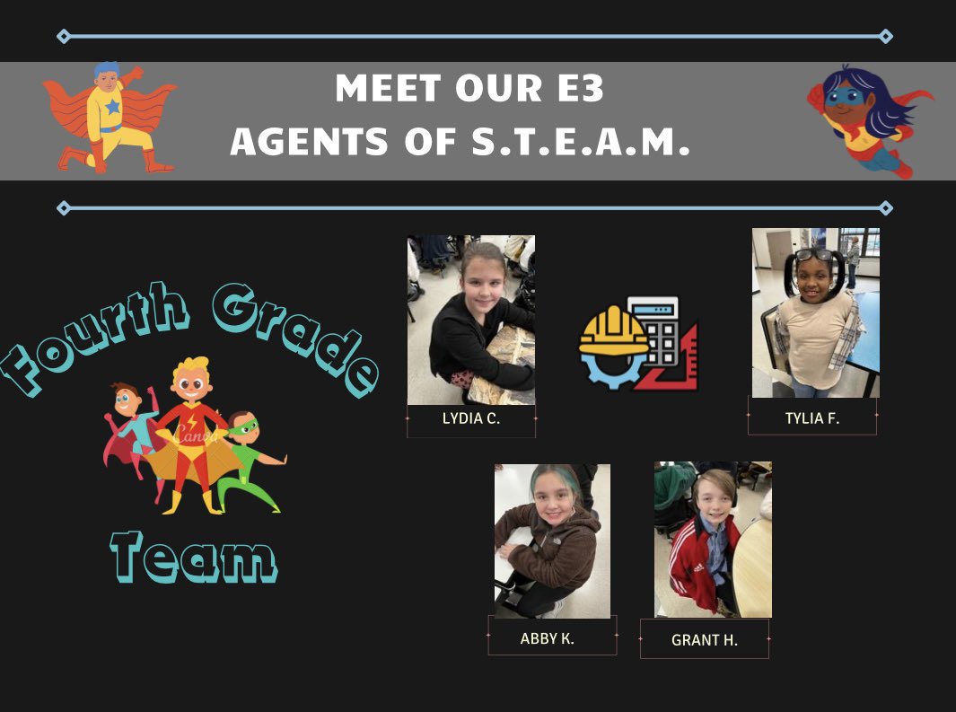 STownsendClass's tweet image. Meet to our E3 STEAM Competition Team Members!! I know they will be amazing and have fun while doing it!
#SES4thgrade @TCBOE @SycamoreElem