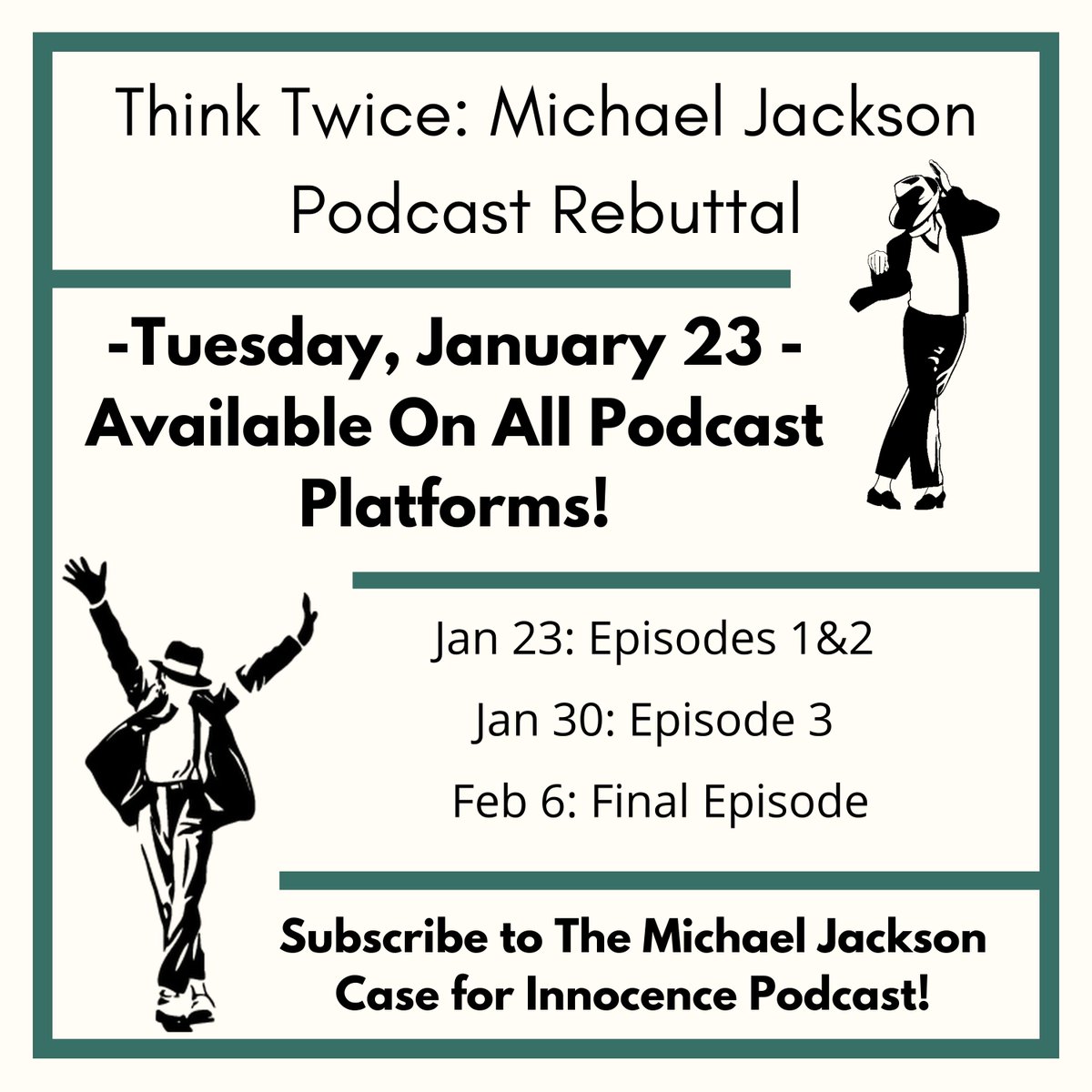 The Michael Jackson Case for Innocence Podcast tweet media