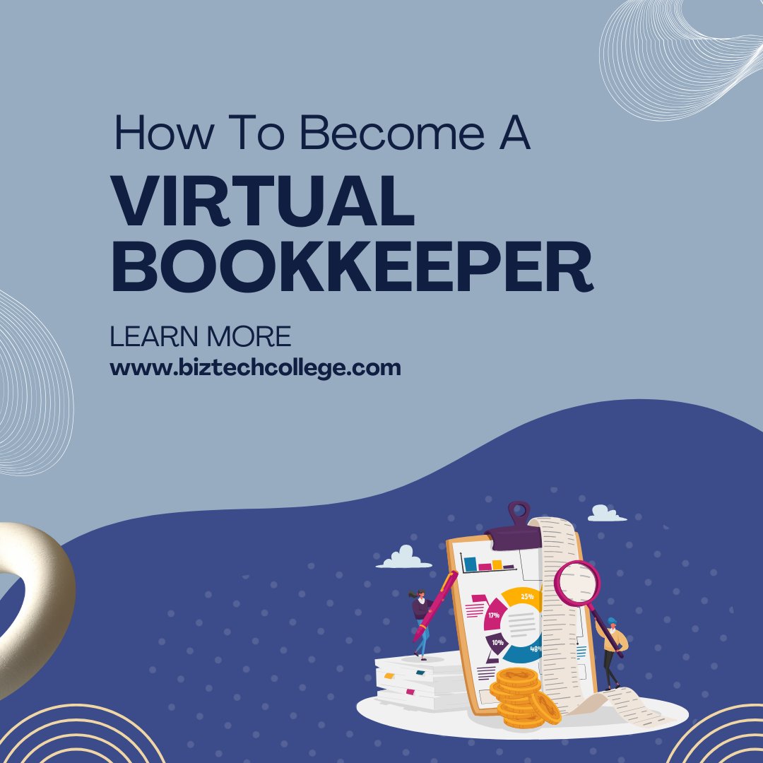 Biztechcollege's tweet photo. In this digital world, the demand for a virtual bookkeeper and accountant has increased exponentially. How to become a virtual bookkeeper in Ontario? A complete guide for you at https://t.co/FpZOEp8MJ1
#BizTalk #bookkeeping #virtualbookkeeper #accounting #bookkeeping #QuickBooks https://t.co/8lBlZ1BFMK