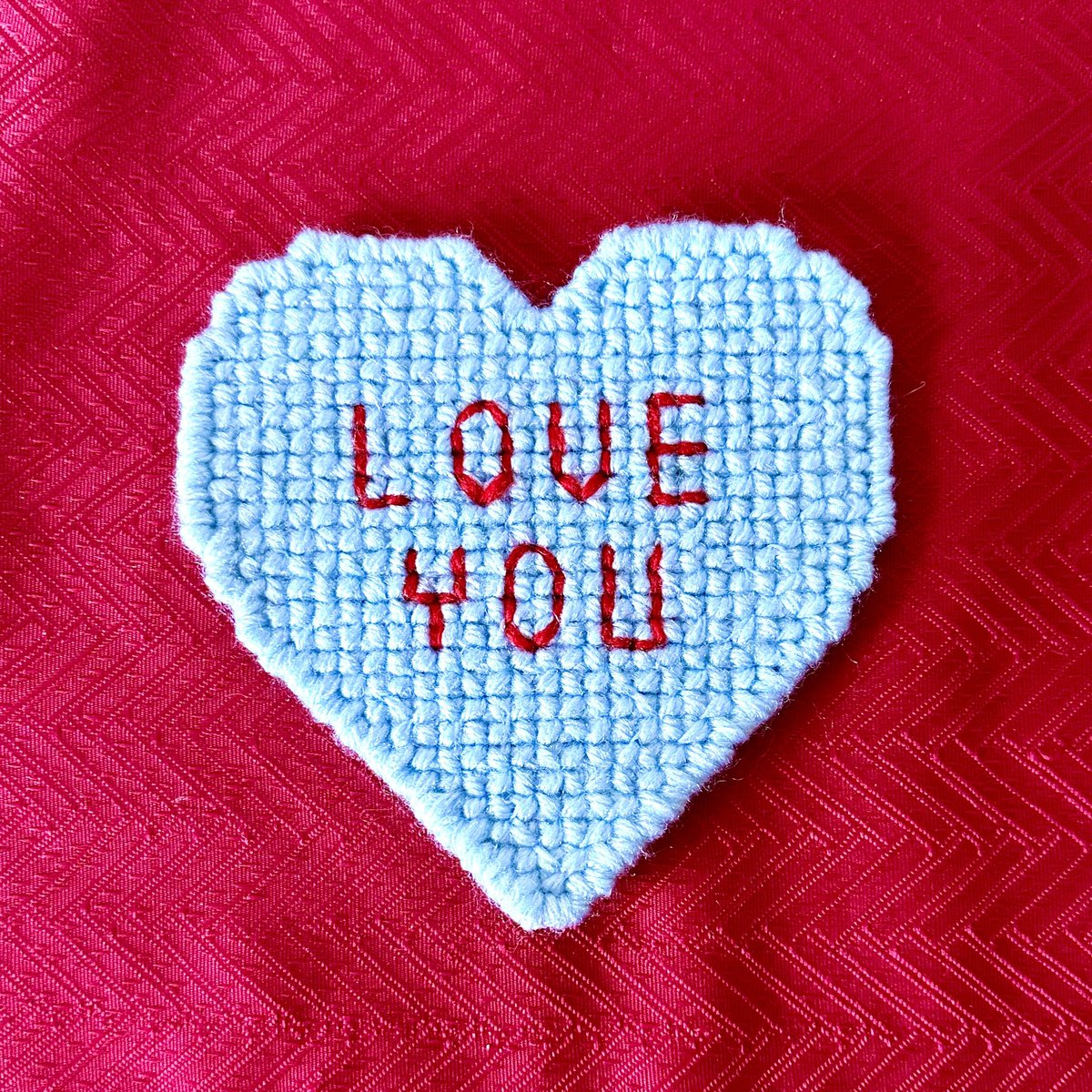 Sweethearts Candy Coaster 
{Blue - Love You} 

Shop available coasters and coaster sets in my Square shop: 
justaskcassie.square.site/shop/coasters/8

#sweethearts #valentinesday #valentinesdaydecor #sweetheartscandy #blueheart #bluesweethearts #coasters #beveragecoaster #drinkcoaster #loveyou