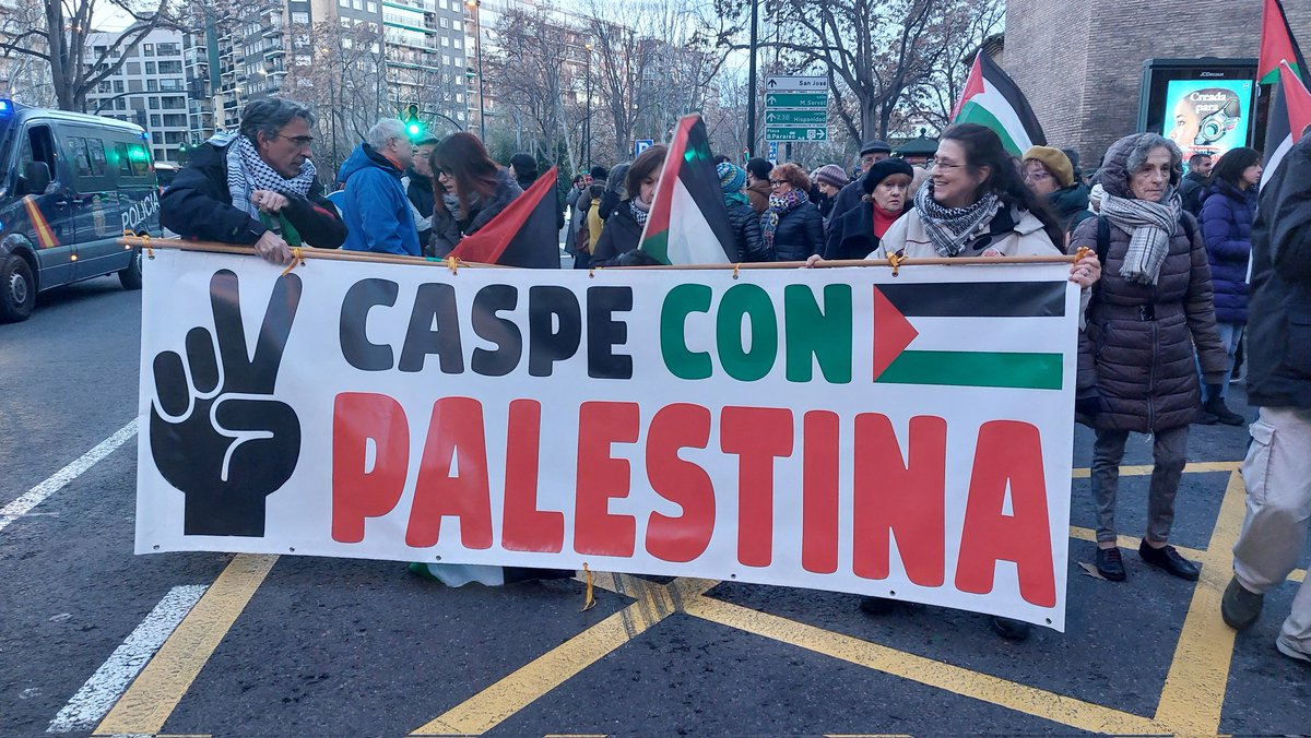 CCOOAragon's tweet photo. Varias localidades de #Aragón se han sumado a la convocatoria en apoyo al pueblo palestino #CCOOconPalesina #PalestinaLibre https://t.co/0PbHwWc87x