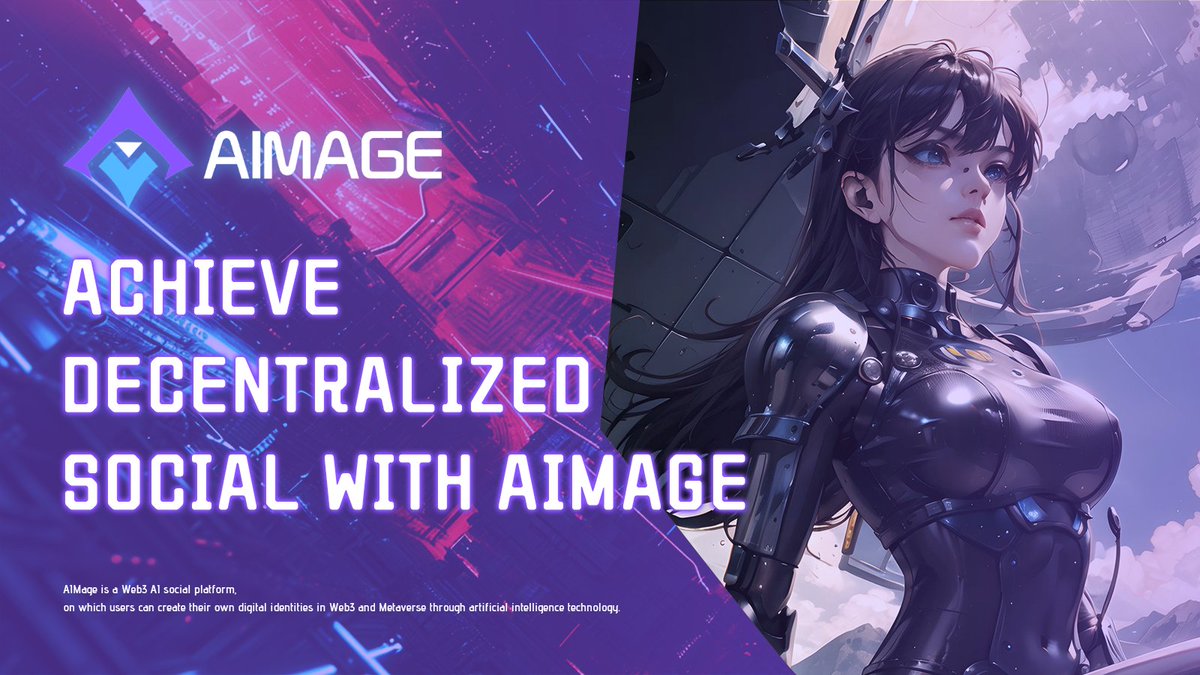🌍AIMAGE is more than just a social showcase for digital art. It is an emerging pillar of the Internet world. Let's go forward hand in hand! Together to achieve decentralized social!

#SocialFi #DeFi #NFT #memecoin