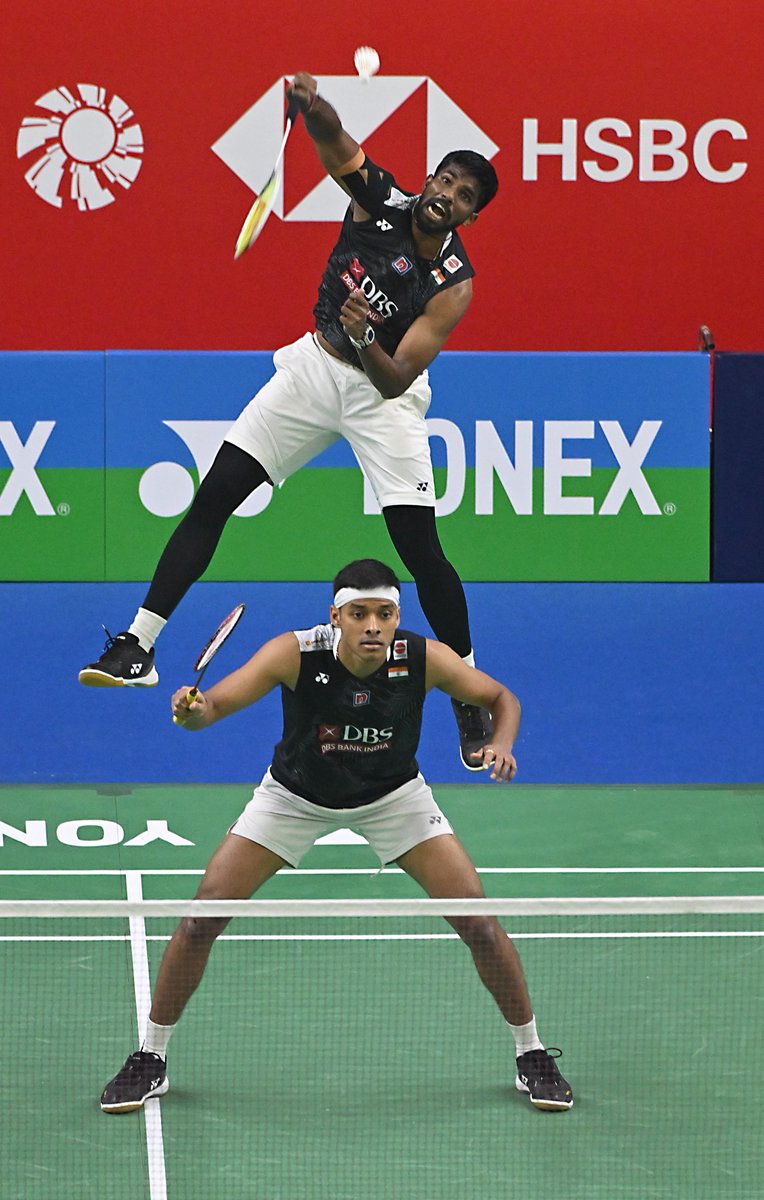 BREAKING: Satwik & Chirag just keep flying 🪽 

Satchi advance into FINAL of India Open after beating former World Champions & World No. 4 Aaron Chia & Soh Wooi Yik 21-18, 21-14. 

#IndiaOpenSuper750