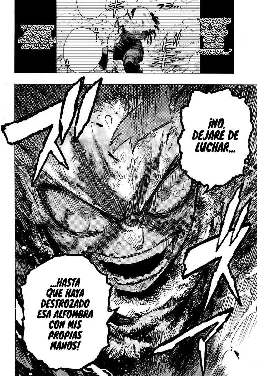 OdencraftA's tweet photo. 2 imágenes q refuerzan y dejen en claro lo que es el personaje de Deku.
Su concepto de heroísmo probablemente sea el correcto. Más para quien aspira ser.
#bnha412 https://t.co/D8PZkIJU5F