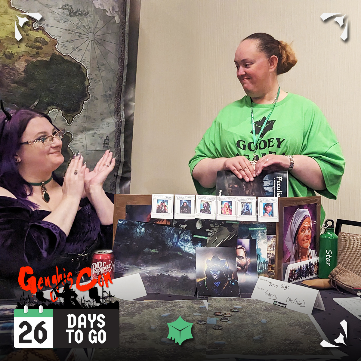 GooeyCube's tweet photo. Join us at Genghis Con for 4 amazing days of gaming! We can't wait!
https://t.co/Ejboo01zeM
#5e #GenghisCon #Denver #ttrpg #Tabletop #tabletopgames https://t.co/6EaiYw7ORN