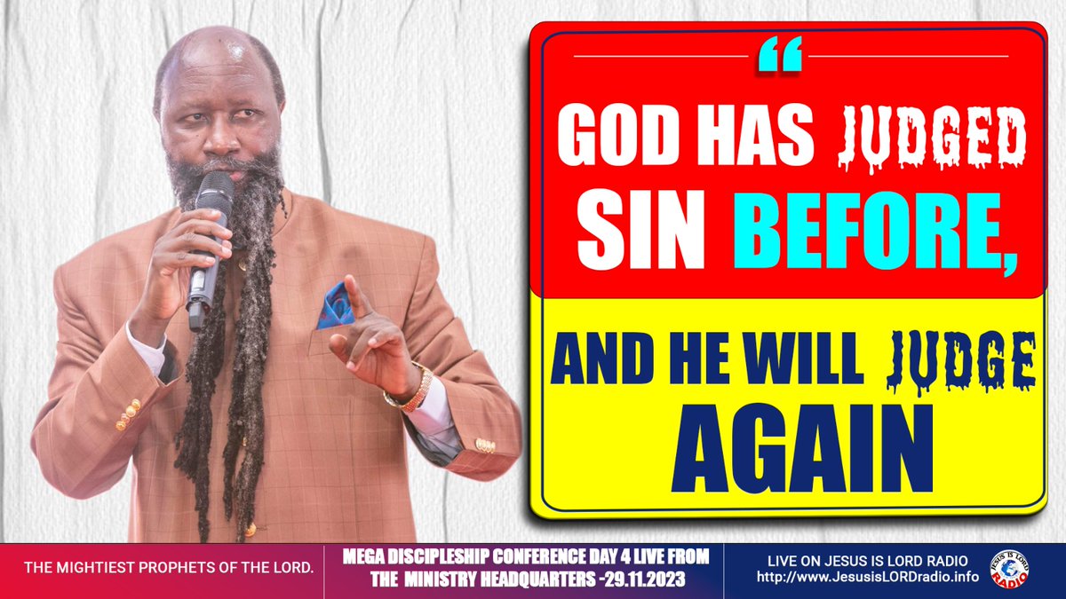 TuitoekJune's tweet photo. When you sin and God has not punished you, don't think He stopped judging

2 Peter3:9
The Lord is not slow in keeping his promise, as some understand slowness. Instead he is patient with you, not wanting anyone to perish, but everyone to come to repentance.

❇️ Repent https://t.co/o5Ahkq7Htp